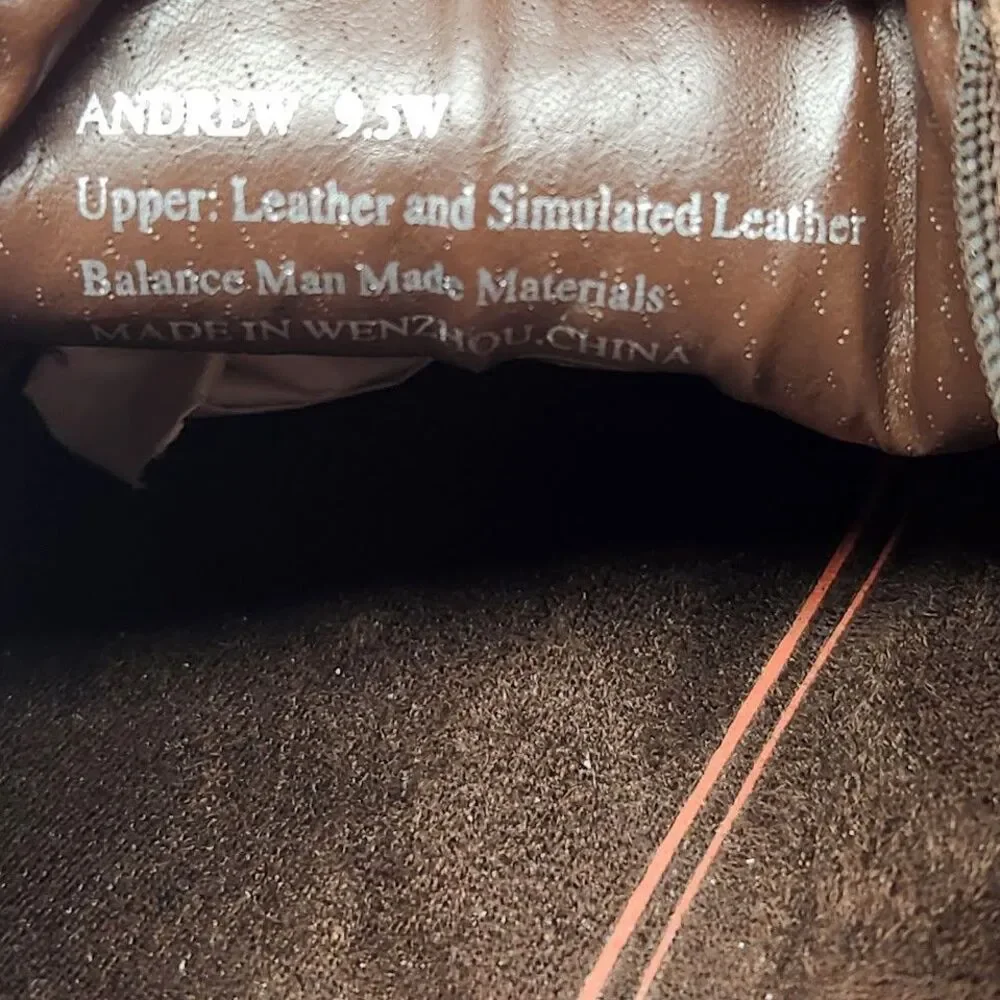 Deer Stag Andrew Mens Casual Loafers Dress Shoes Brown Size 9.5 Leather